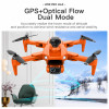 Квадрокоптер LYZRC L900 Pro Max Orange — дрон з 4K камерою, GPS, FPV, БК моторами, лазерним уникненням перешкод, до 28 хвилин польоту, дальністю до 1200 м, кейс, сірий
